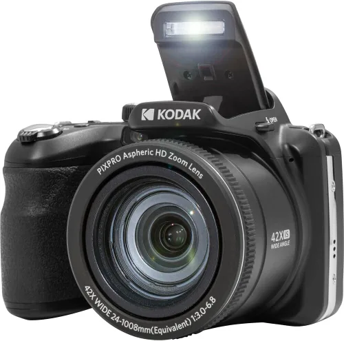 Miniatura 2 de Kodak Paquete de cámara digital PIXPRO AZ425, incluye: tarjeta de memoria SanDisk SDXC de 128 GB, bolsa para cámara pequeña, lector de tarjetas SD