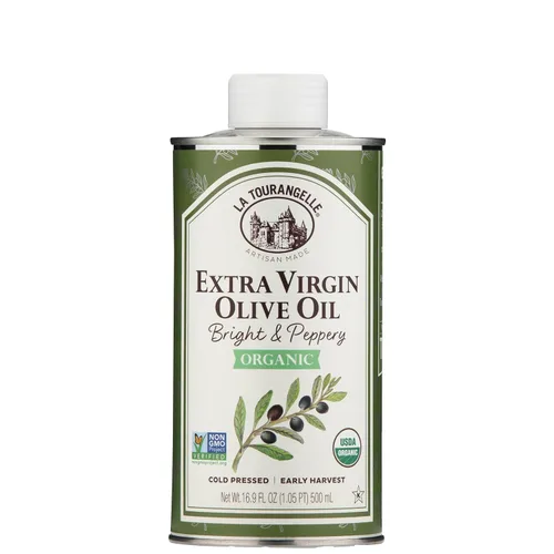 La Tourangelle, Aceite de oliva virgen extra orgánico, AOVE prensado en frío de España, 16.9 onzas líquidas, aceite de oliva español con polifenoles