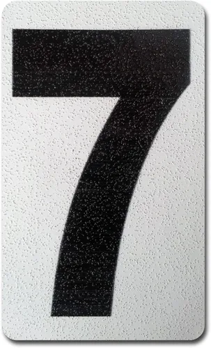 Miniatura 17 de Despegar y pegar individuales, números y letras de aluminio reflectantes, se adhiere al hormigón, madera, metal, azulejos, ladrillo, vidrio