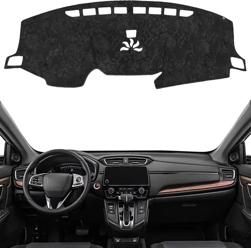 Miniatura 14 de Cubierta de tablero Tapete de salpicadero Compatible con Ho-nda Civic 2015-2012 (para transmisión izquierda), tapete de salpicadero para coche