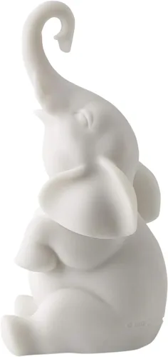 Miniatura 2 de JFSM INC. Figura de elefante de buena suerte de 4 pulgadas con tronco elevado