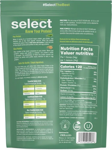 Miniatura 2 de Mezcla de polvo de proteína vegana PEScience Select
