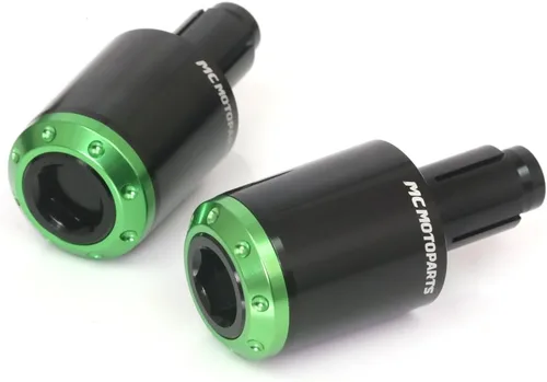 Miniatura 8 de Atom CNC Bar End Pesos para Yamaha Xmax 300 2017 – 2018, Negro