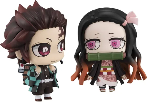 Miniatura 3 de Chimi Mega Buddy Series! Kimetsu no Yaiba Tanjirou Kamado & Nezuko Nakayoshi Kyoudai Set
