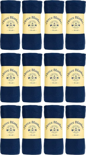 Miniatura 13 de Yacht & Smith Mantas de forro polar suave de 50 x 60, ligeras, acogedoras y cálidas, manta colorida oscura para sofá de viaje al aire libre, al por