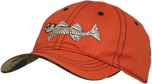 Miniatura 7 de WITHMOONS Sombrero de pesca de algodón bordado de hueso de pescado Trucker Dad Gorra de béisbol YZ10119
