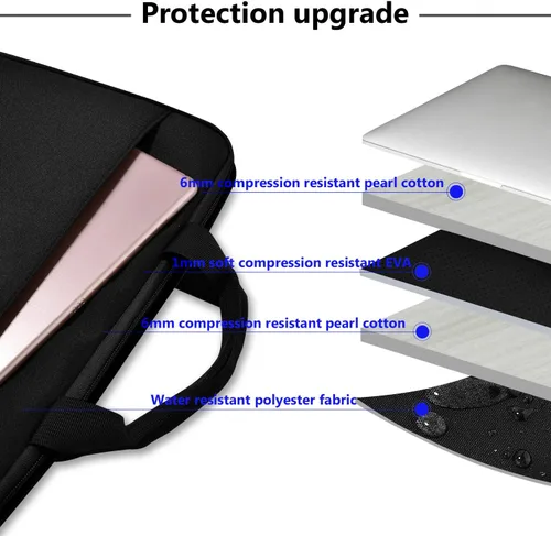 Miniatura 2 de Hseok Funda para laptop de 13 a 14 pulgadas, compatible con MacBook Pro de 14 pulgadas M4/M3/M2/M1, todos los modelos de Mac Air/Pro de 13.3 B04K01