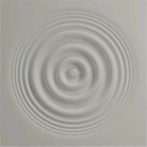 Miniatura 5 de Ekena Millwork 19 5/8 pulgadas de ancho x 19 5/8 pulgadas de alto, Shallow EnduraWall Panel decorativo de pared 3D, carbón