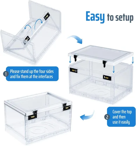 Miniatura 7 de Caja de seguridad con casillero, caja de seguridad para oficina, escuela, artículos personales para el hogar, gabinete con cerradura