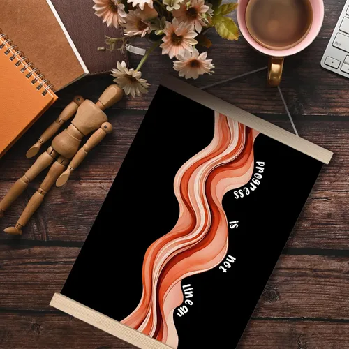 Miniatura 3 de Lienzo decorativo inspirador de salud mental para colgar pósteres, impresiones abstractas positivas para decoración de pared para terapia