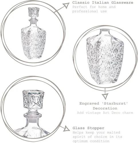 Miniatura 2 de Bormioli Rocco Verre à décanter Pour spiritueux Dedalo - 27.1 fl oz (28 oz)