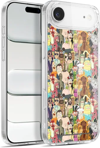 Miniatura 89 de Head Case Designs Funda de gel con licencia oficial de Rick and Morty Aliens Season 3 [protección de grado militar] compatible con Apple iPhone 12
