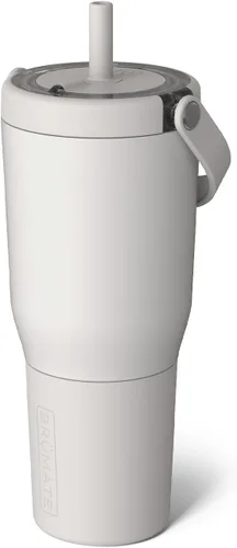Miniatura 33 de BrüMate Resa - Vaso de viaje 100% a prueba de fugas de 25 onzas con asa y pajilla, popote SoftSip flexible, funda de silicona para mayor