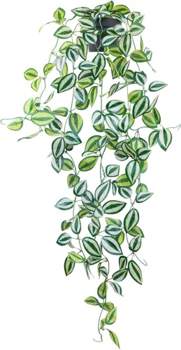Miniatura 9 de LOYWREE Plantas Artificiales de 35.4 Pulgadas en Maceta Negra Plantas Colgantes Falsas Realistas en Maceta con Hiedra Artificial y Pothos - Ideal