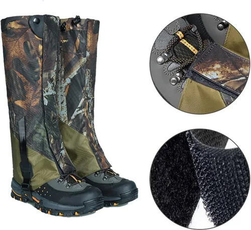 Miniatura 5 de Polainas impermeables para las piernas, polainas para botas de nieve, leggings de seguridad de protección de serpientes para senderismo, campamento
