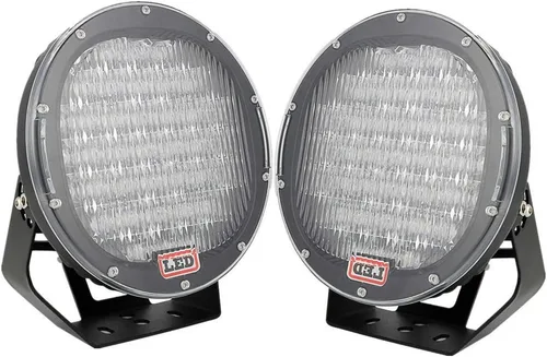 Miniatura 18 de Willpower 2 piezas 7 pulgadas 51 W negro punto haz redondo LED trabajo barra de luz DC 9-30 V para camión coche ATV SUV 4X4 Jeep camión lámpara