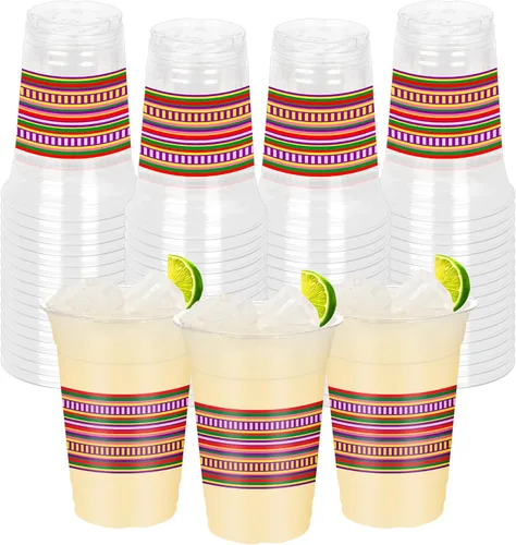 Miniatura 11 de 50 piezas de vasos del 4 de julio, vasos de plástico patrióticos de 16 oz para decoraciones del 4 de julio, recuerdos de fiesta patrióticos, vaso