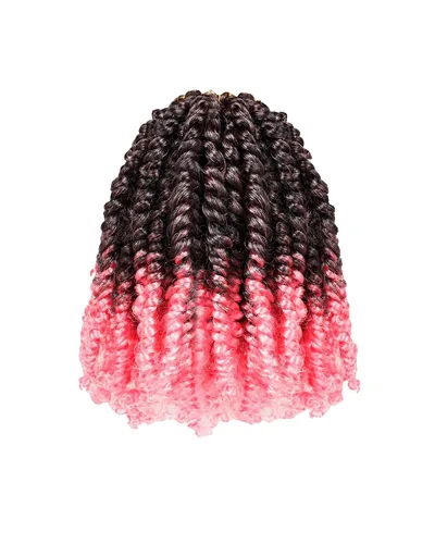 Miniatura 10 de Paquete de 8 paquetes de cabello de ganchillo Passion Twist de 6 pulgadas, rizos bohemios pretrenzados previamente trenzados, negro natural 1B