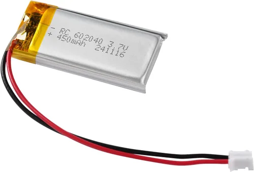 Miniatura 6 de 602040 450mAh LI-PO batería recargable con conector XH2.2.126 in/2Pin