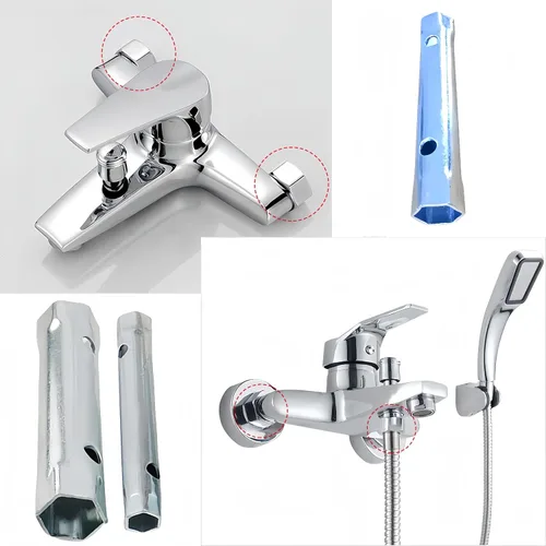 Miniatura 3 de Unifizz Llave de caja tubular, llave métrica, herramientas de barra de torsión para reparación e instalación, 1 Uds