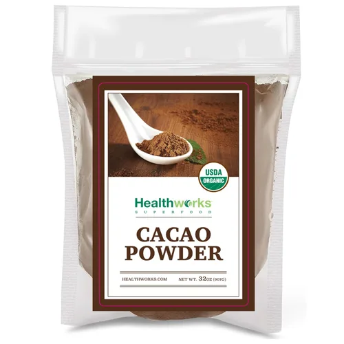 Miniatura 13 de Healthworks Superfoods Polvo de Cacao Orgánico – 16 Oz / 1 Lb – Sustituto de Chocolate de Cacao – Rico Sabor a Chocolate – Sin Azúcar, Keto, Vegano