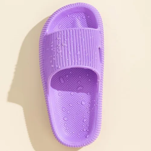 Miniatura 2 de yangfanQH Pantuflas de nube para niños y niñas, antideslizantes, cómodas, con suela gruesa, para ducha, baño, piscina, sandalias de verano, playa
