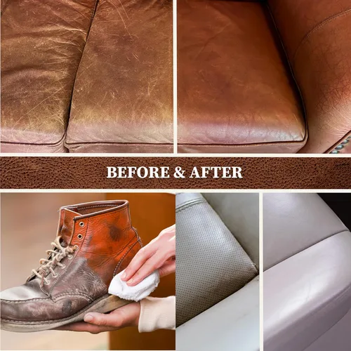 Miniatura 6 de Lexol All Leather Cleaner 16.9 oz – Fórmula de limpieza profunda para interior de coche, sofás, muebles, zapatos, botas, bolsos, chaquetas, guantes