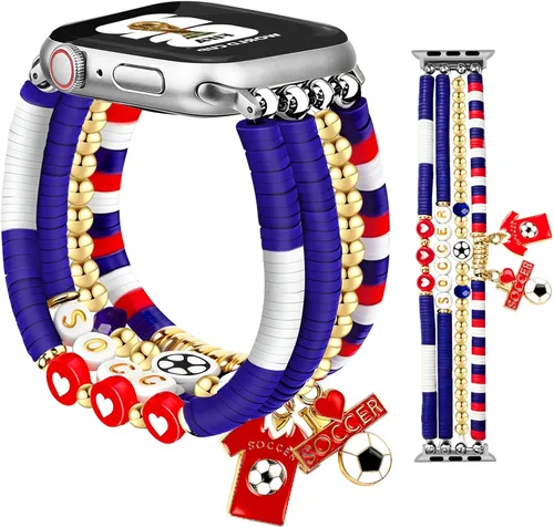 Miniatura 29 de JR.DM Correa de reloj de Halloween Compatible con Apple Watch de 38 mm, 40 mm, 41 mm, 44 mm, 42 mm, 45 mm, 46 mm, linda, preppy, hecha a mano