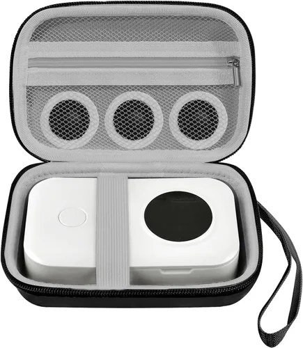 Lumus&Solem Estuche para etiquetadora Phomemo D30 D35, para NIIMBOT D11 D110, para JADENS D110, estuche para impresora de etiquetas fácil de Negro y