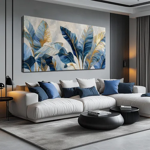 Miniatura 16 de JuhaiArt Arte de pared de árbol de rosa blanca para dormitorio, decoración de pared negra, cuadro floral para dormitorio y oficina, 20 x 40 pulgadas