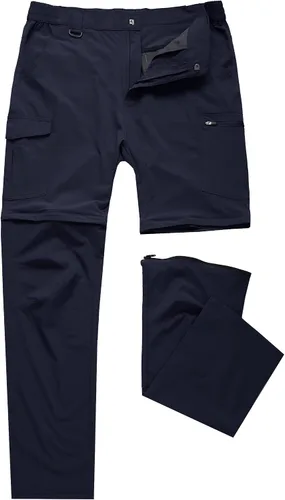 Miniatura 38 de Pantalones de senderismo para hombre, convertibles, con cremallera, ligeros, impermeables, de secado rápido, pesca al aire libre, viajes, safari