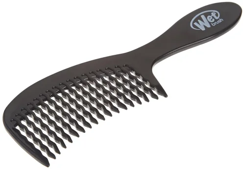 Miniatura 5 de Wet Brush Peine Desenredante, Negro - Desenredante de Cabello de Dientes Anchos con Diseño WaveTooth que se Desliza Suave y Gentilmente a Través