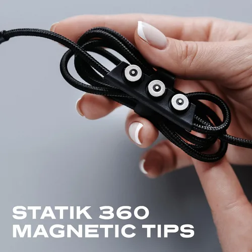 Miniatura 2 de Statik Conector magnético USB-C para cable de carga magnético, paquete de 3 adaptadores USB-C para cargador de cable, se ajusta fácilmente en su