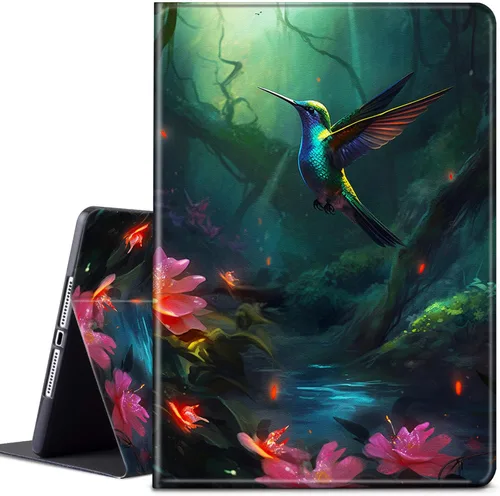 Miniatura 16 de Funda para tablet Kindle Fire 7 2019/2017 lanzamiento 9ª/7ª generación 7 pulgadas, ligera, protectora de piel sintética, cubierta inteligente