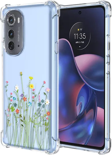 Miniatura 8 de Funda para Moto G Stylus 2021 4G Clear Flower Funda de teléfono TPU suave a prueba de golpes, antiarañazos, funda protectora para Motorola G Stylus