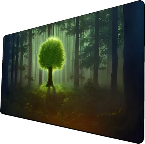 Miniatura 10 de Tapete de juego de cartas coleccionables AI Painting – Tapete de juego MTG con zonas, 24 x 14 pulgadas, tapete de juego MTG de alta calidad – El