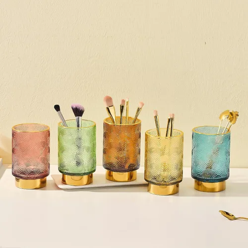 Miniatura 7 de Organizador de brochas de maquillaje, soportes para cepillos de dientes, soporte para lápices de escritorio, taza multifuncional para pinceles