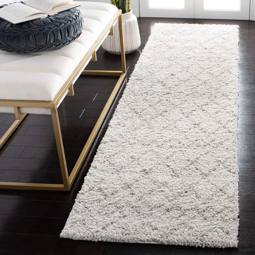 Miniatura 6 de SAFAVIEH Berber Shag Collection BER165C - Alfombra marroquí que no desprende pelusa, felpa de 1.25 pulgadas de grosor, para sala de estar