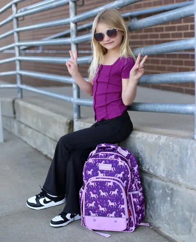 Miniatura 9 de mibasies Mochila para niñas pequeñas, mochila para niñas, preescolar jardín de infantes y escuela primaria, Horóscopo Unicorni, Niños-16L US