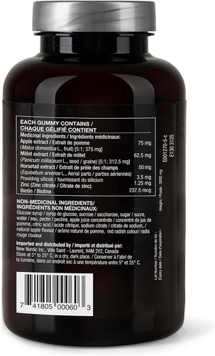 Miniatura 2 de NEW NORDIC - Gomitas de volumen para el cabello Gomitas de suplemento capilar para mujeres con biotina Apoyo diario para el bienestar