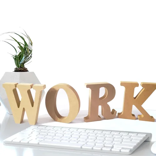 Miniatura 3 de AOCEAN Letras de madera diseñables de 8 pulgadas, letras de madera sin terminar para decoración de pared, letras decorativas de pie, rebanadas