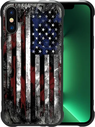 Miniatura 28 de Funda con diseño de ciervo y bandera estadounidense para iPhone 11 Pro Max - Funda protectora de poliuretano termoplástico resistente, antiarañazos