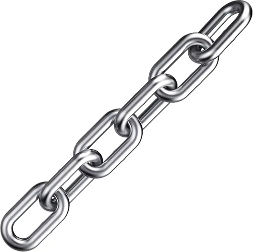 Miniatura 11 de Cadena de acero inoxidable, cadena de eslabones de metal de 13 pies, pequeña cadena ligera de 5/64 pulgadas, cadena de gato para el hogar, al aire