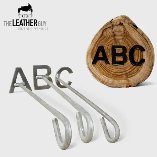 Miniatura 3 de The Leather Guy Hierro de marca de 2 pulgadas, letra S, para marcar madera, cuero y parrilla. Método de marca fácil de usar para un toque