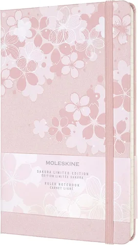 Miniatura 36 de Moleskine Edición Limitada Sakura - Cuaderno, tapa dura, grande (5 x 8.25 pulgadas), a rayas/con líneas, Caja de Coleccionista Premium Swan