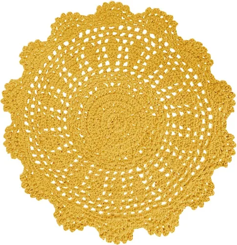 Miniatura 3 de Manteles individuales de encaje hechos a mano con flores de ganchillo, manteles individuales de cocina para platos de cocina