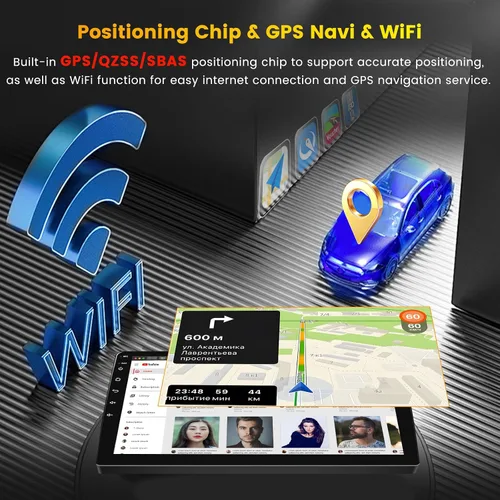 Miniatura 4 de [4Core 64G] Android 15 Estéreo de coche para Honda Civic 2006-2011, Hikity 10.1 pulgadas pantalla táctil Civic Car Radio inalámbrico Carplay Android