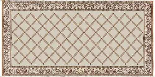 Miniatura 4 de Estera reversible Reversible Mats 119127, color marrón/beige de 9 x12 pies, Beige