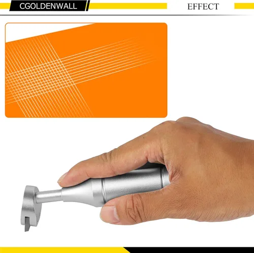 Miniatura 5 de CGOLDENWALL Probador de adhesión de escotilla cruzada Kit de probador de corte cruzado Multi-cuchillas con cuchillas de 0.039 in/0.079 in/0.118 in