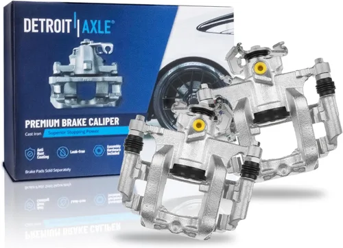 Miniatura 95 de Detroit Axle - 4 pinzas de freno para Honda Element 2003-2011 Pinzas de freno de disco con soportes 2004 2005 2006 2007 2008 2009 2010 reemplazo